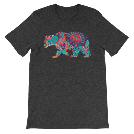 Paisley Bear-T-Shirts-Swish Embassy