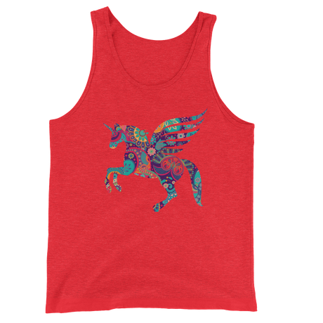 Paisley Pegacorn (Tank Top)-Tank Top-Swish Embassy