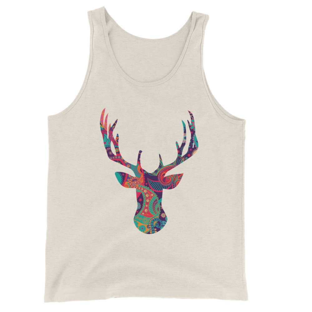 Paisley Stag (Tank Top)-Tank Top-Swish Embassy