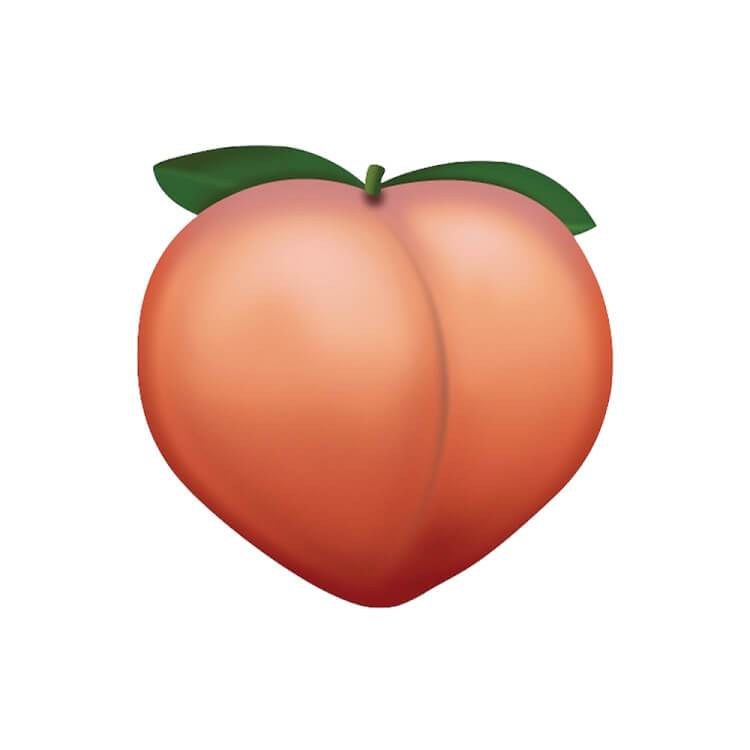 Peach Emoji-T-Shirts-Swish Embassy