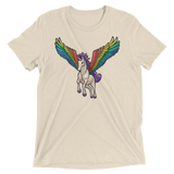 Pegasus Takes Flight (Retail Triblend)-Triblend T-Shirt-Swish Embassy