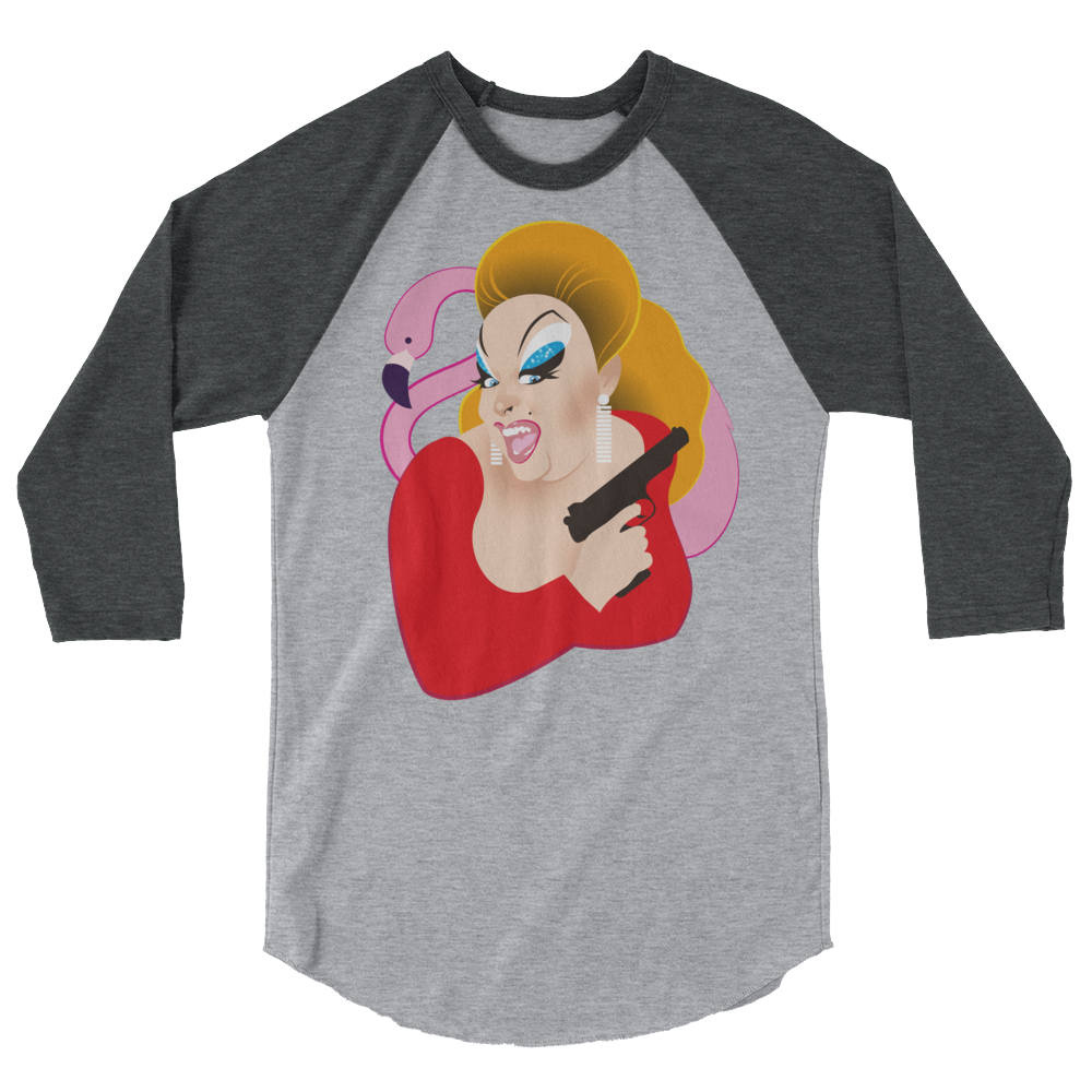 Pink Bird (Raglan)-Raglan-Swish Embassy