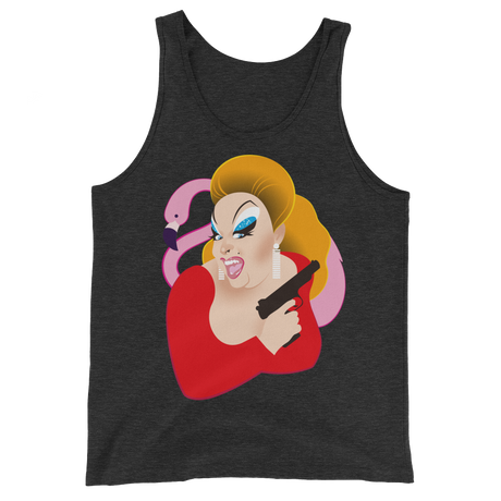 Pink Bird (Tank Top)-Tank Top-Swish Embassy