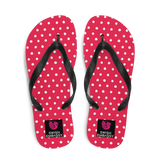 Pink Polkadot (Flip Flops)-Flip Flops-Swish Embassy