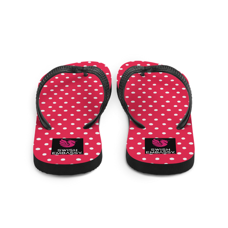 Pink Polkadot (Flip Flops)-Flip Flops-Swish Embassy