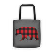 Plaid Bear (Bag)-Bags-Swish Embassy