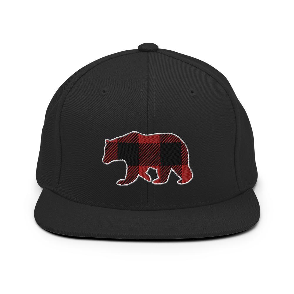 Plaid Bear (Baseball Cap)-Headwear-Swish Embassy