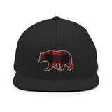 Plaid Bear (Baseball Cap)-Headwear-Swish Embassy