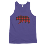 Plaid Bear (Tank Top)-Tank Top-Swish Embassy