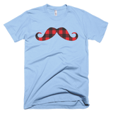 Plaid Moustache-T-Shirts-Swish Embassy