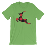 Plaid Reindeer-Christmas T-Shirts-Swish Embassy