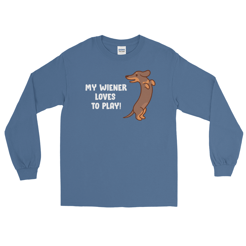 Playful Wiener (Long Sleeve)-Long Sleeve-Swish Embassy