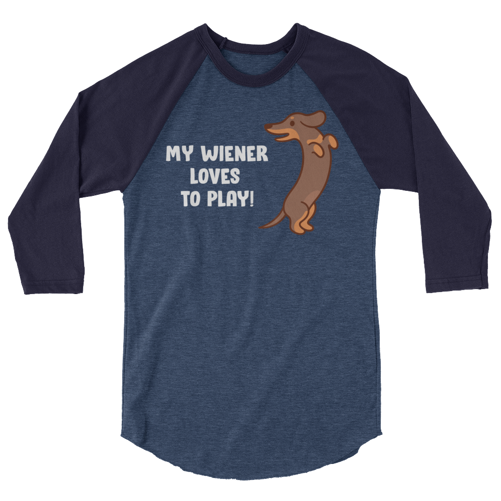 Playful Wiener (Raglan)-Raglan-Swish Embassy