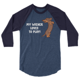 Playful Wiener (Raglan)-Raglan-Swish Embassy