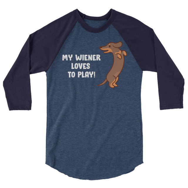 Playful Wiener (Raglan)-Raglan-Swish Embassy