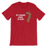 Playful Wiener-T-Shirts-Swish Embassy