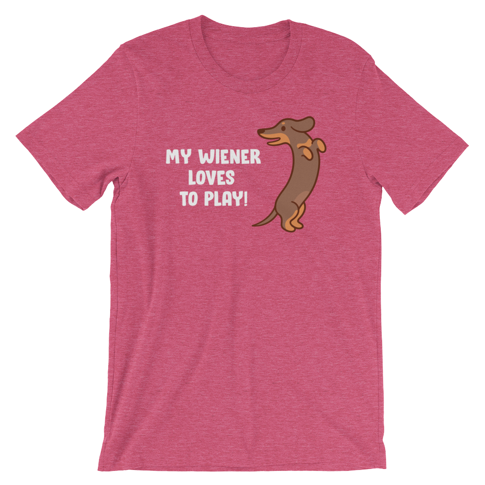 Playful Wiener-T-Shirts-Swish Embassy