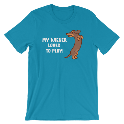 Playful Wiener-T-Shirts-Swish Embassy