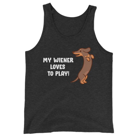 Playful Wiener (Tank Top)-Tank Top-Swish Embassy