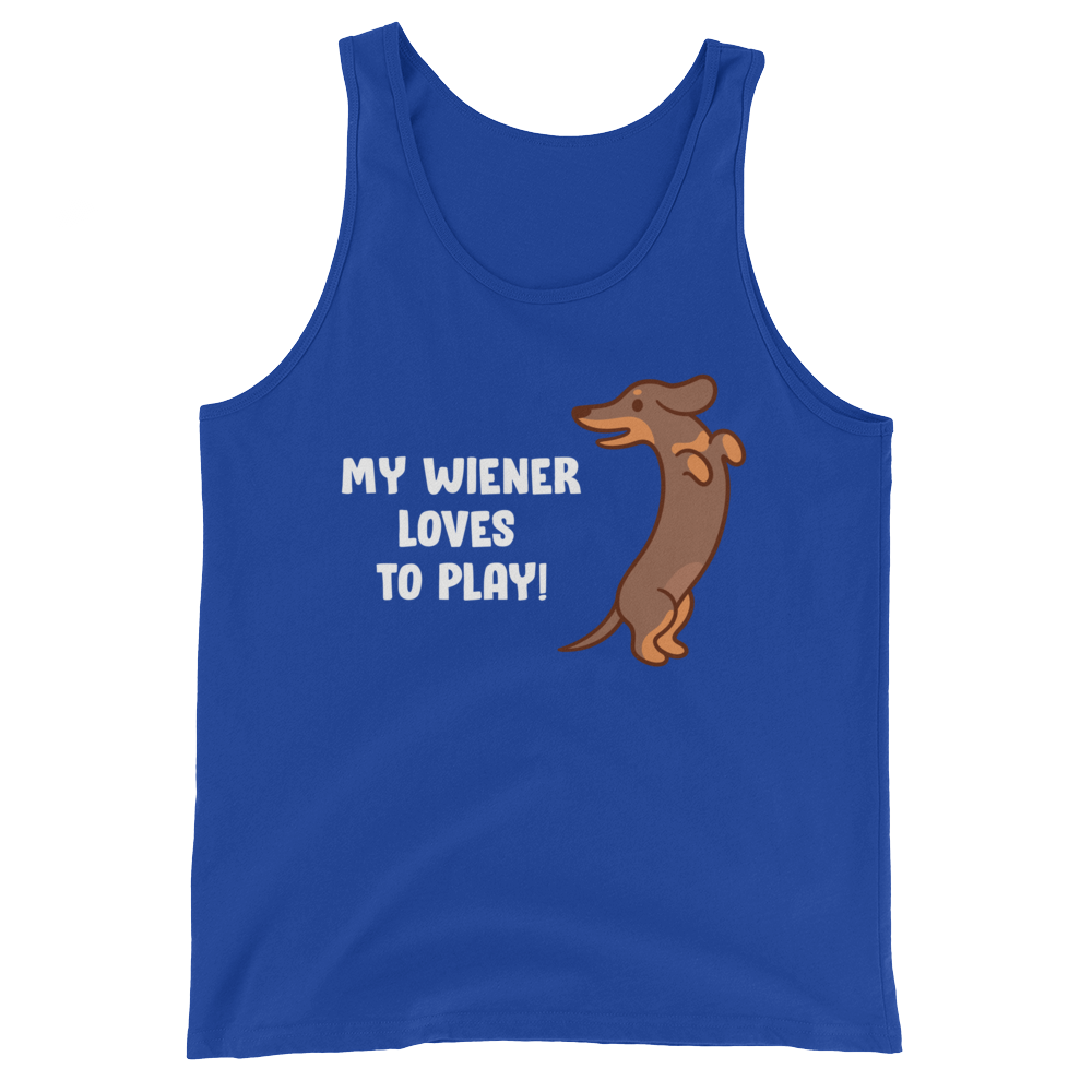 Playful Wiener (Tank Top)-Tank Top-Swish Embassy