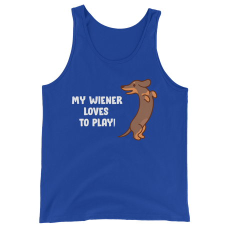 Playful Wiener (Tank Top)-Tank Top-Swish Embassy