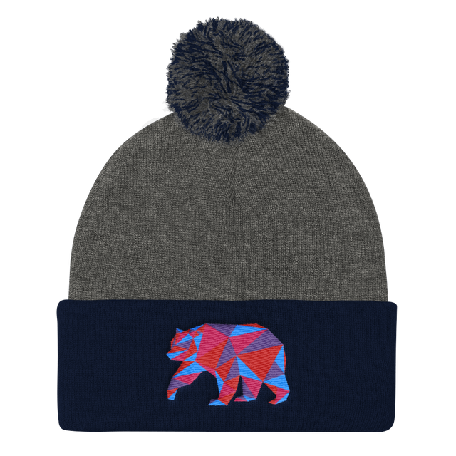 Polygon Bear (Beanie)-Beanie-Swish Embassy