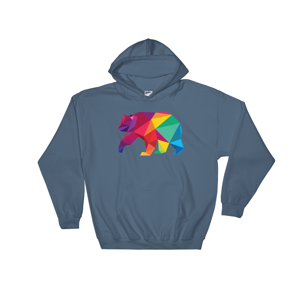 Polygon Bear (Hoodie)-Hoodie-Swish Embassy