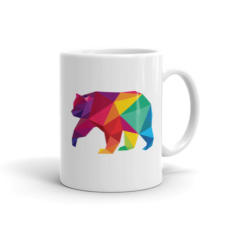 Polygon Bear Mug-Mugs-Swish Embassy