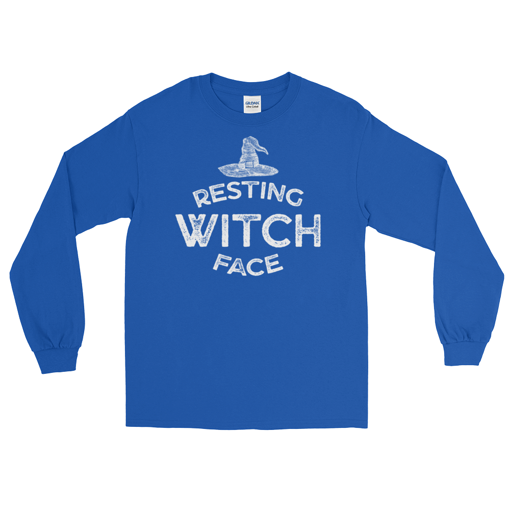 Resting Witch Face (Long Sleeve)-Long Sleeve-Swish Embassy