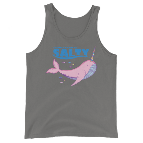 Salty Narwhal (Tank Top)-Tank Top-Swish Embassy