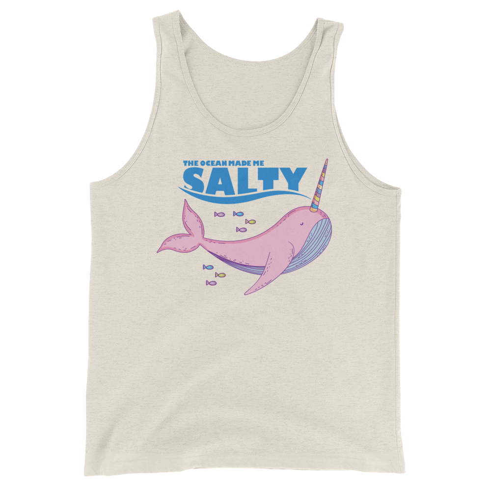 Salty Narwhal (Tank Top)-Tank Top-Swish Embassy