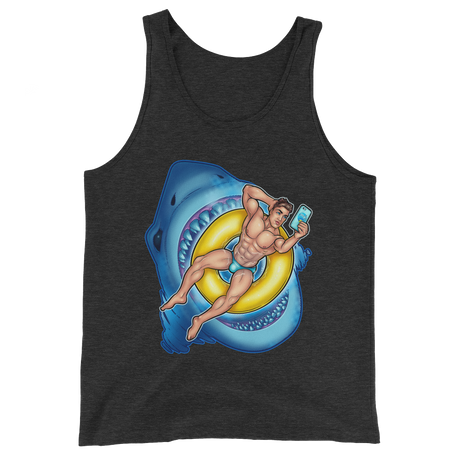 Shark Selfie Tank (Personalize - Cruise Collection)-Swish Embassy