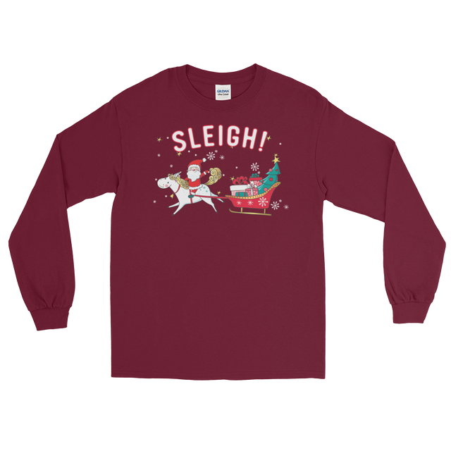 Sleigh! (Long Sleeve)-Long Sleeve-Swish Embassy