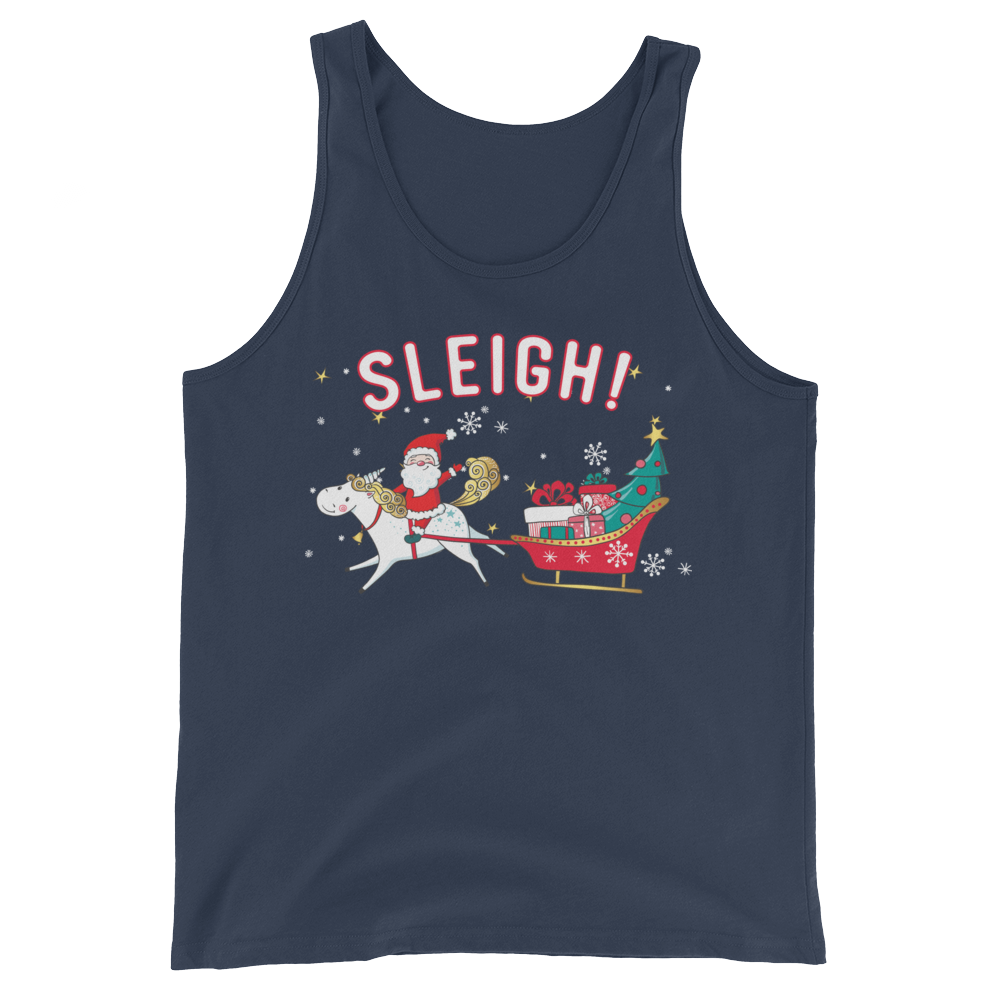 Sleigh! (Tank Top)-Christmas Tanks-Swish Embassy