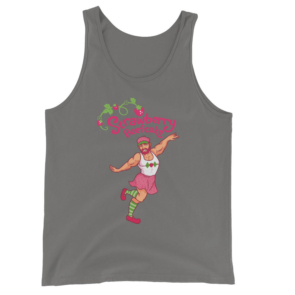 Strawberry Beefcake (Tank Top)-Tank Top-Swish Embassy