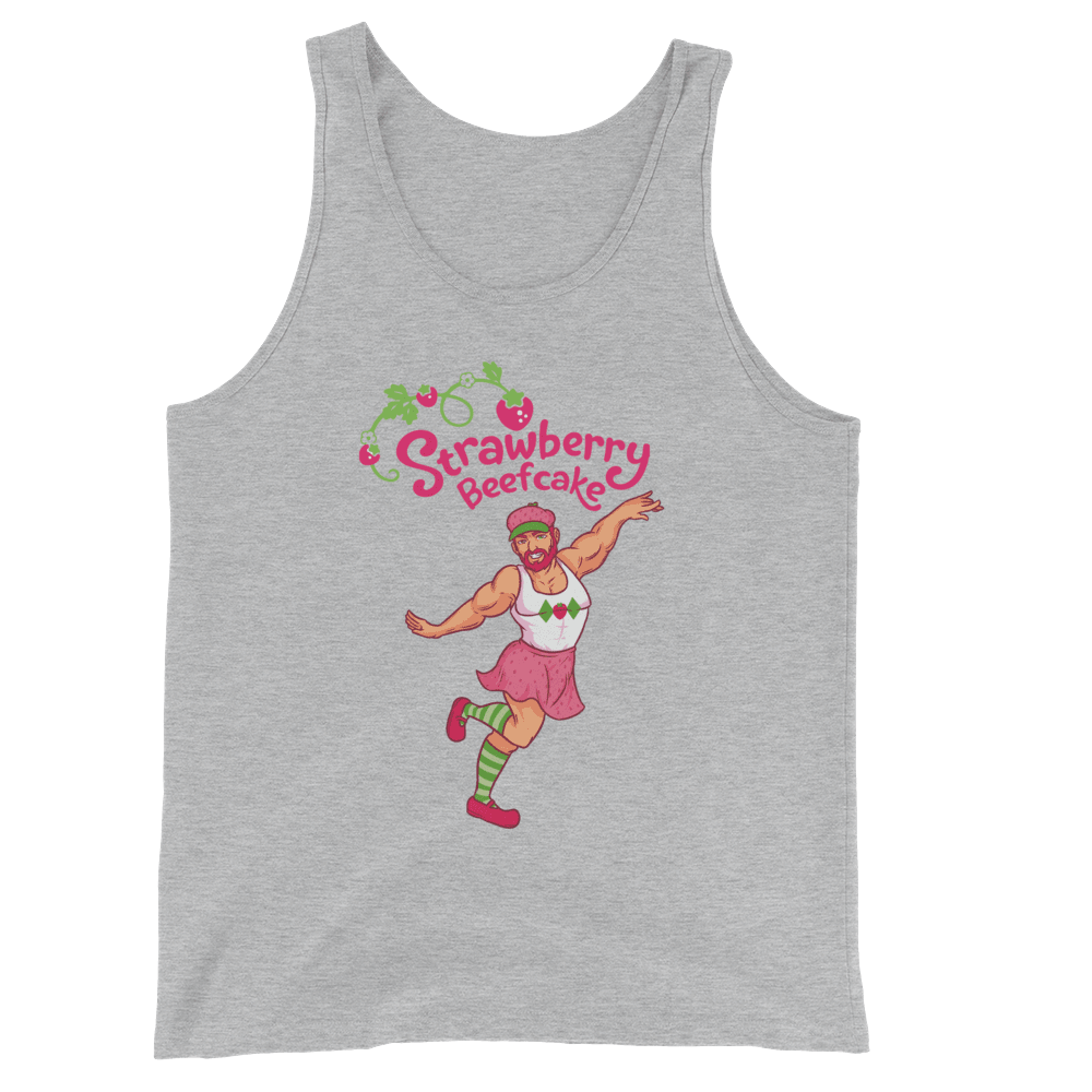 Strawberry Beefcake (Tank Top)-Tank Top-Swish Embassy