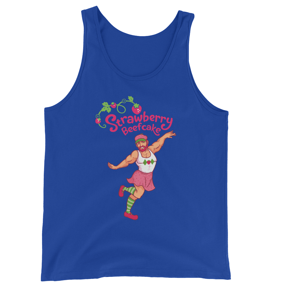 Strawberry Beefcake (Tank Top)-Tank Top-Swish Embassy