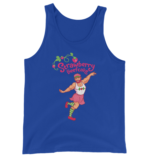 Strawberry Beefcake (Tank Top)-Tank Top-Swish Embassy