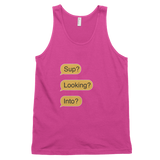 Sup? Looking? Into? (Tank)-Tank Top-Swish Embassy