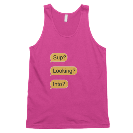 Sup? Looking? Into? (Tank)-Tank Top-Swish Embassy