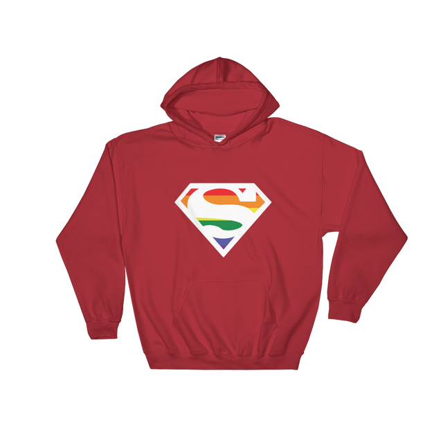 Super Gay (Hoodie)-Hoodie-Swish Embassy