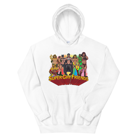 Supergay Friends (Hoodie)-Hoodie-Swish Embassy