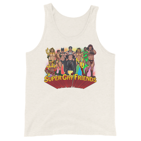 Supergay Friends (Tank Top)-Tank Top-Swish Embassy