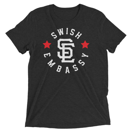 Swish Embassy Roundel (Premium Tri-Blend)-Triblend T-Shirt-Swish Embassy