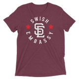 Swish Embassy Roundel (Premium Tri-Blend)-Triblend T-Shirt-Swish Embassy