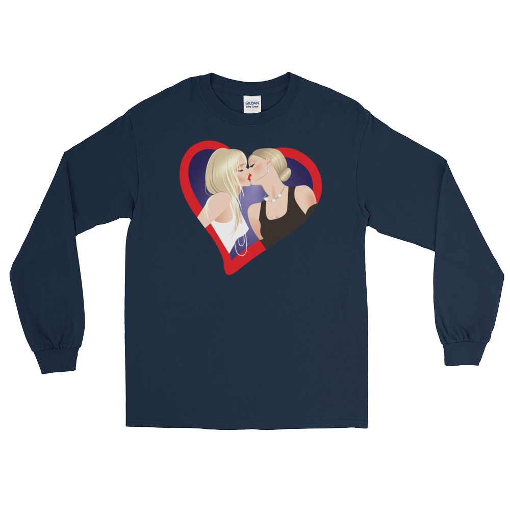 The Kiss (Long Sleeve)-Long Sleeve-Swish Embassy