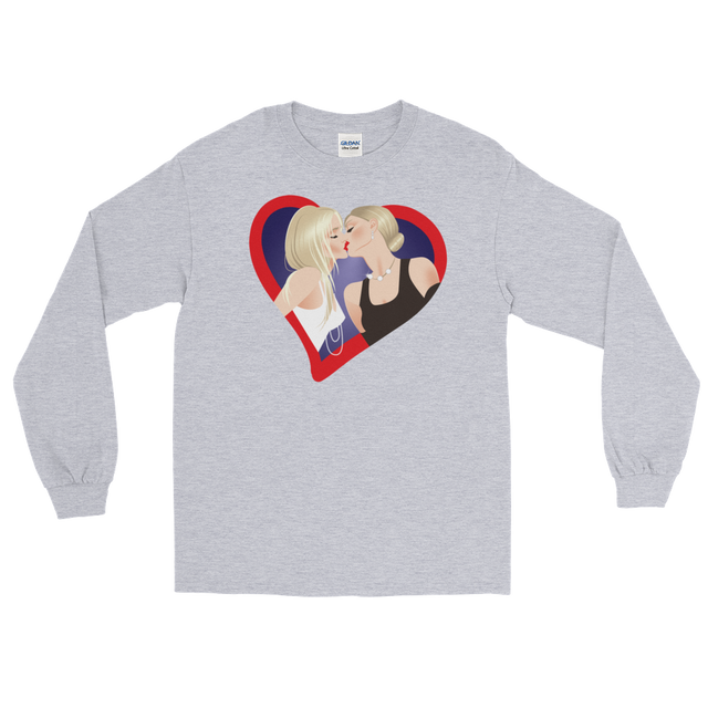 The Kiss (Long Sleeve)-Long Sleeve-Swish Embassy