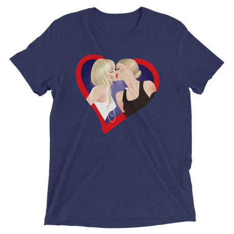 The Kiss (Retail Triblend)-Triblend T-Shirt-Swish Embassy