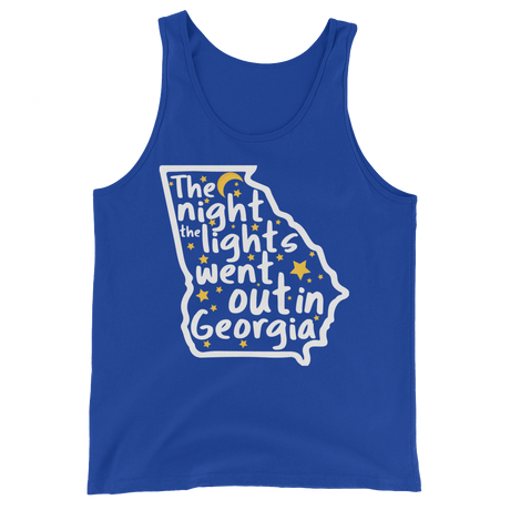 The Night the Lights Went Out in Georgia (Tank Top)-Tank Top-Swish Embassy