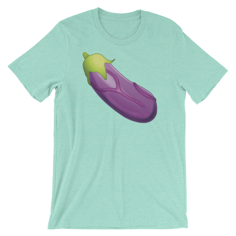 Veiny Eggplant Emoji-T-Shirts-Swish Embassy